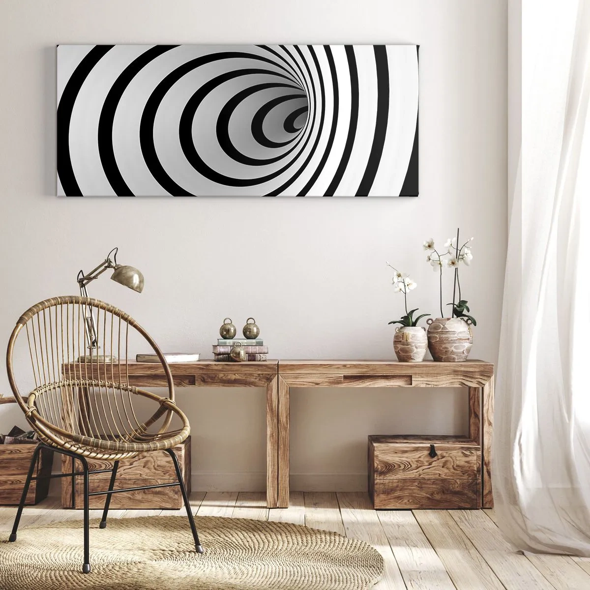 Cuadro sobre lienzo - Impresión de Imagen - ¿Tampoco puedes resistirte? - 100x40 cm