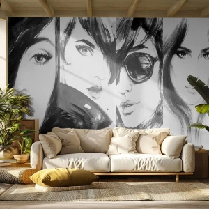 Fotomural Autadhesivo Deluxe Sticker - La belleza multiplicada - Mujer, ojos de mujer, retrato de una mujer - 100x70 cm