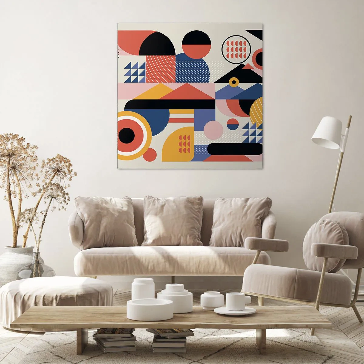 Cuadro sobre lienzo - Impresión de Imagen - Composición: juegos - 40x40 cm