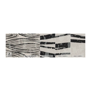 Muestra de fotomural Premium Canvas - Salpicadura de líneas - Abstracción, Líneas, Moderno - 100x30 cm