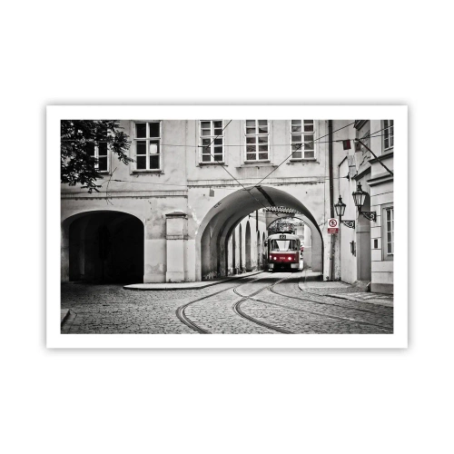 Póster - A través del laberinto urbano - 91x61 cm