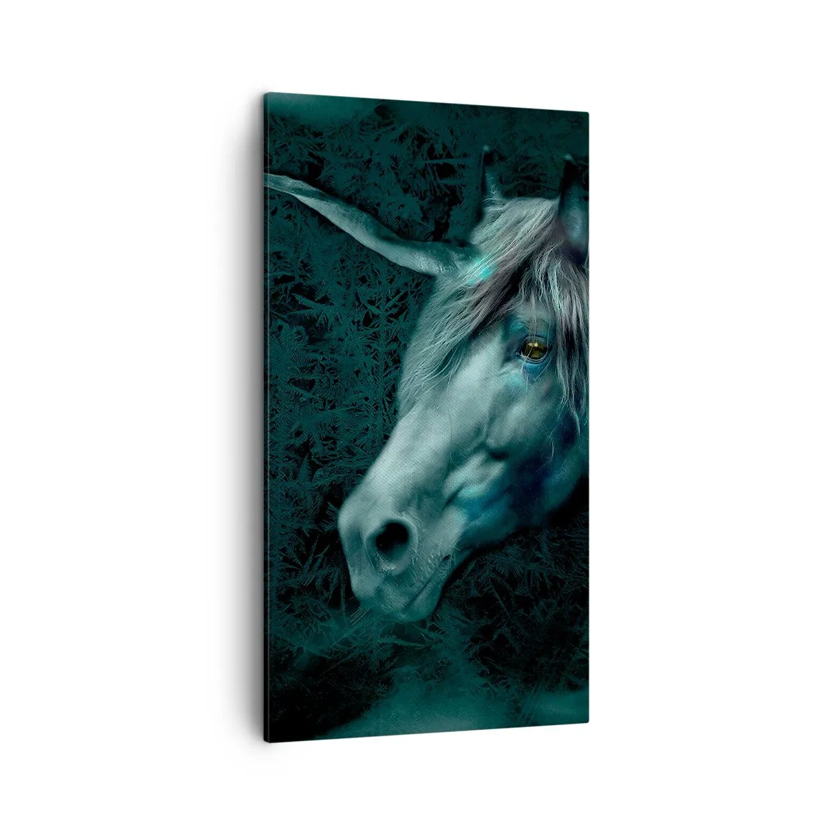 Cuadro sobre lienzo - Impresión de Imagen - En un bosque de cuento de hadas - 45x80 cm