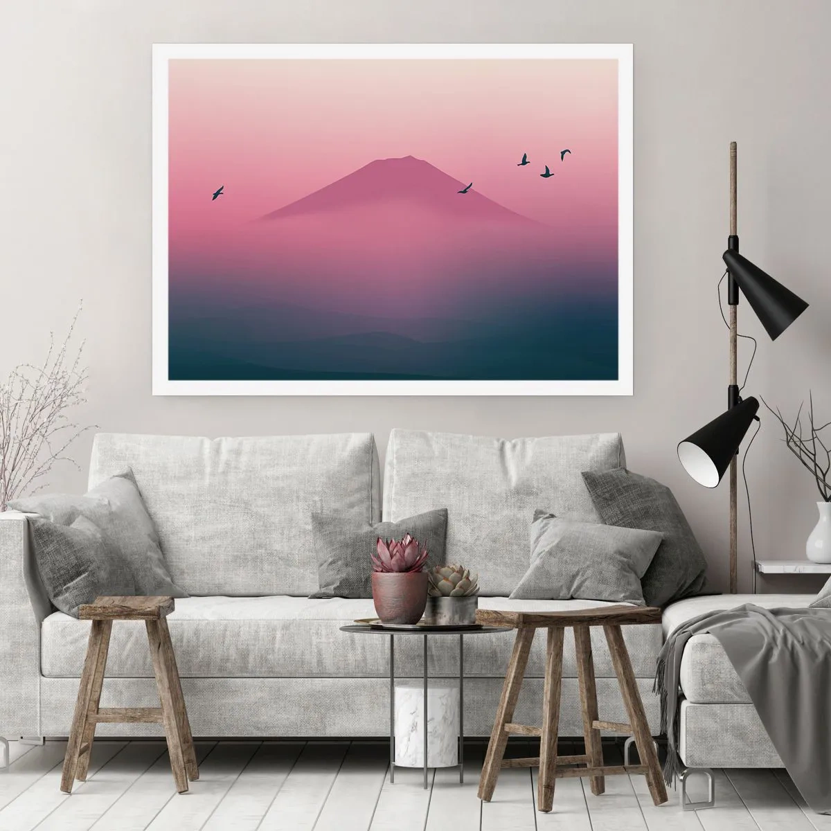 Póster - Sobre las nubes - 40x30 cm