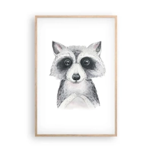 Póster en marco roble claro - Un momento para la emoción - 61x91 cm