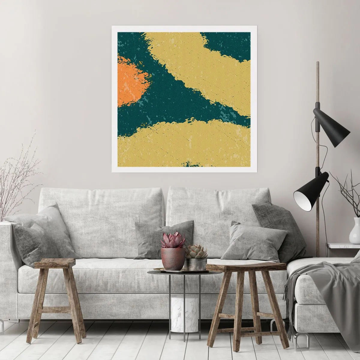 Póster - Abstracción - a cámara lenta - 50x50 cm