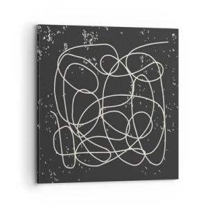 Cuadro sobre lienzo - Impresión de Imagen - Pensamientos errantes - 70x70 cm