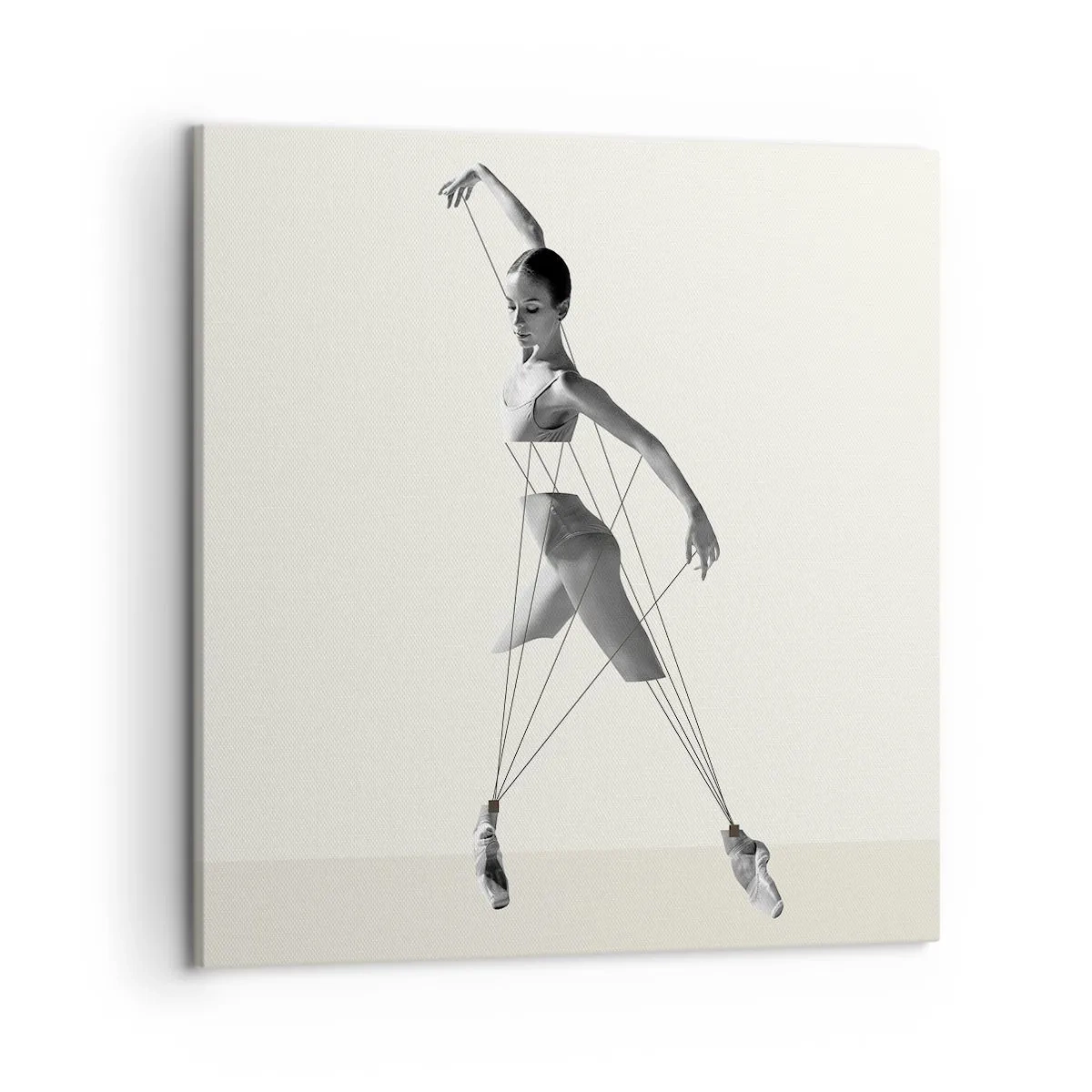 Cuadro sobre lienzo - Impresión de Imagen - Títere de sí misma - 50x50 cm