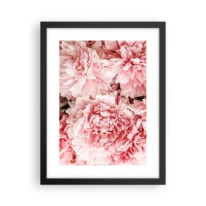 Póster en marco negro - Sueño rosa - 30x40 cm