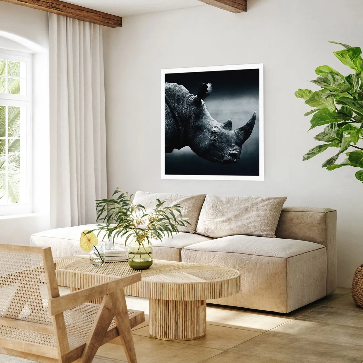 Póster - Perfil derecho - 60x60 cm
