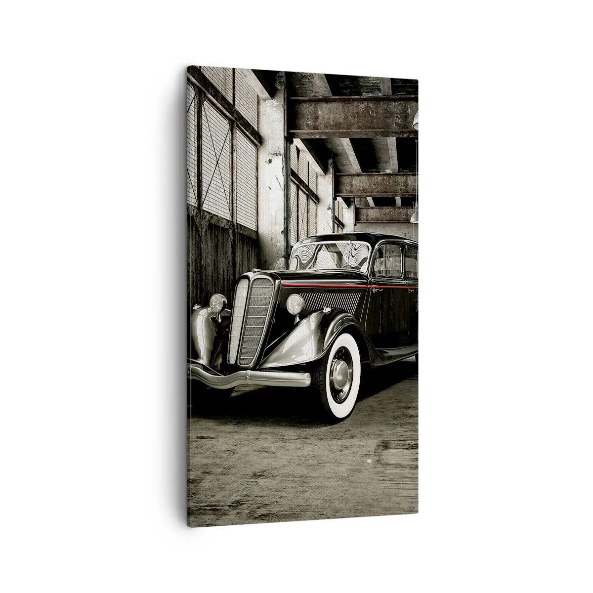 Cuadro sobre lienzo - Impresión de Imagen - La elegancia perdurable de los años 30. - 45x80 cm