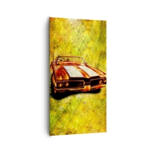 Cuadro sobre lienzo - Impresión de Imagen - Poder en las formas - 65x120 cm