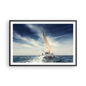 Póster en marco negro - ¡No nos alcanzarán! - 91x61 cm