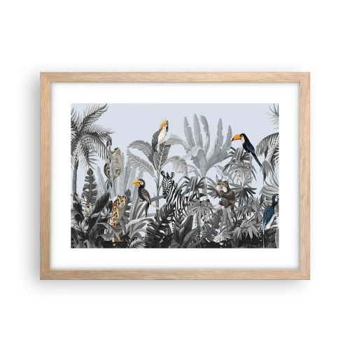 Póster en marco roble claro - Un cuento de hadas africano - 40x30 cm