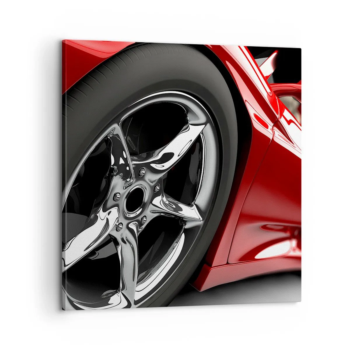 Cuadro sobre lienzo - Impresión de Imagen - Creado para la velocidad - 60x60 cm