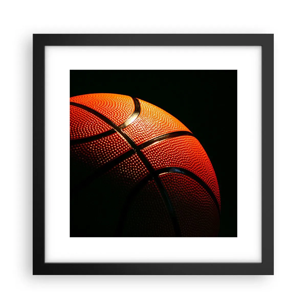 Póster en marco negro - Hermoso como un planeta - 30x30 cm