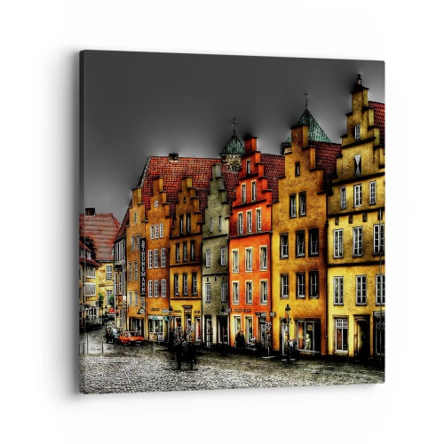 Cuadro sobre lienzo - Impresión de Imagen - Solo falta un carruaje encantado - 40x40 cm