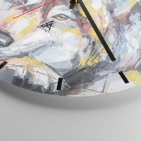 Esfera sin numeración, con rayas