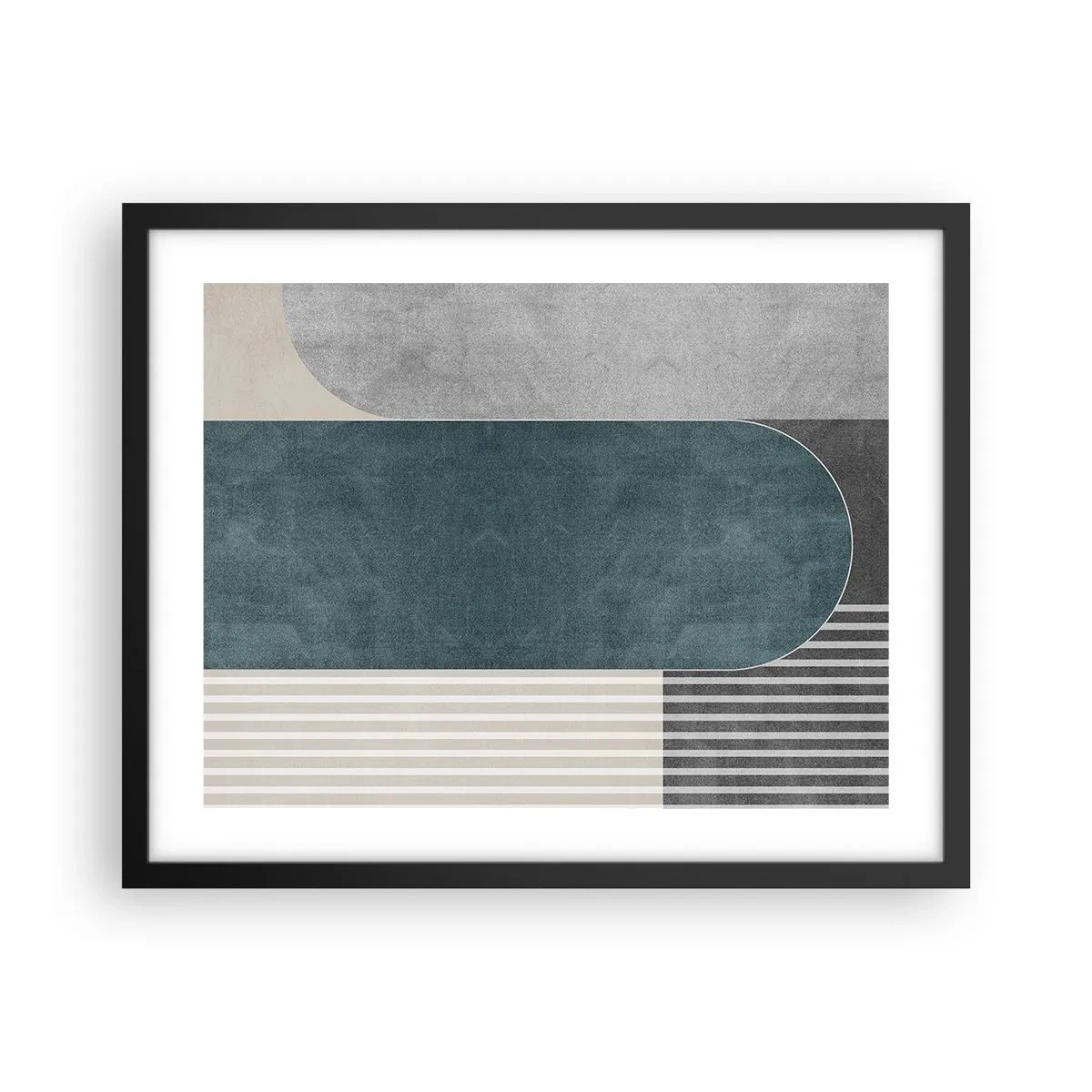 Póster en marco negro - Composición horizontal - 50x40 cm