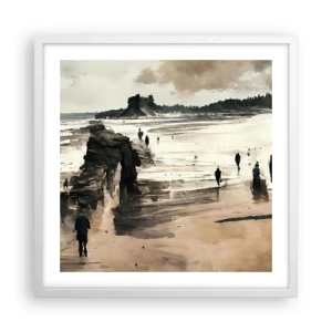 Póster en marco blanco - Un sueño evocado - 50x50 cm