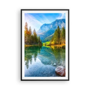 Póster en marco negro - La dulzura del otoño - 61x91 cm