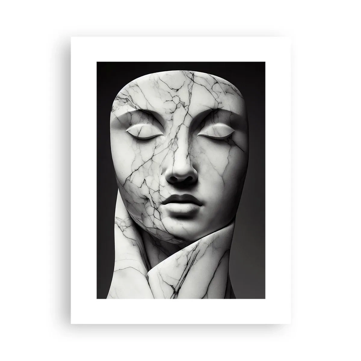 Póster - Formas de mármol - 30x40 cm