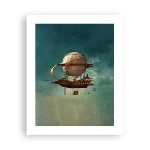 Póster - Julio Verne saluda - 40x50 cm