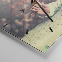 Esfera sin numeración, con rayas