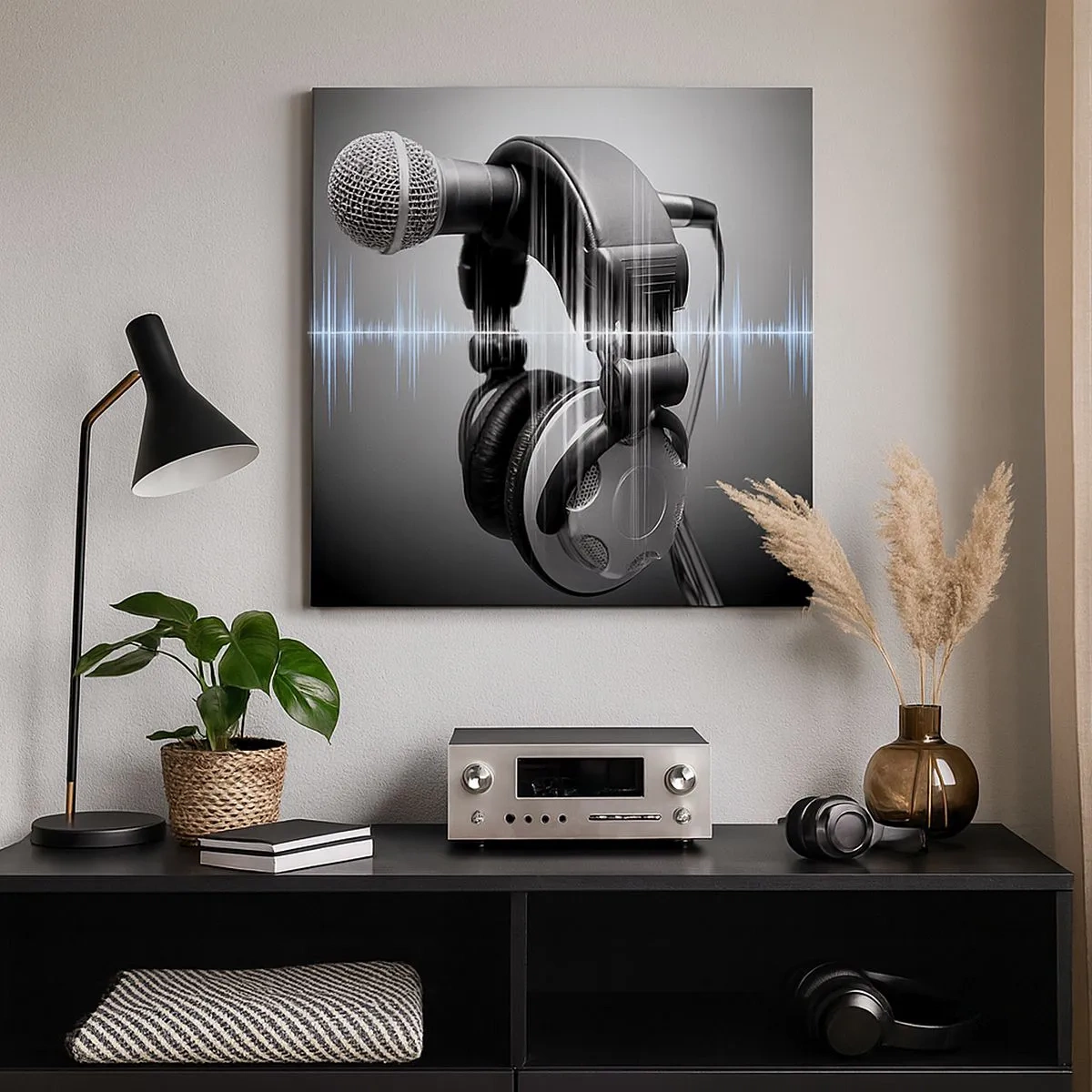 Cuadro sobre lienzo - Impresión de Imagen - Todavía se puede escuchar el canto - 30x30 cm