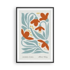 Póster en marco negro - Hacia la tierra, hacia el sol - 61x91 cm