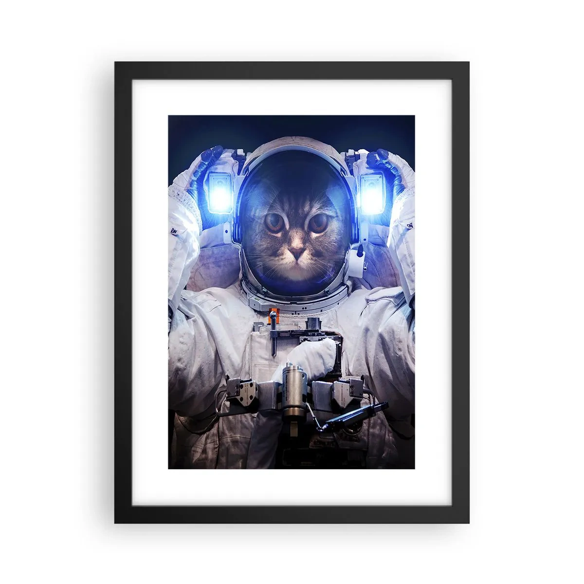 Póster en marco negro - Houston, tienes un problema. - 30x40 cm