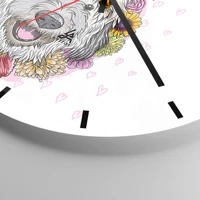 Esfera sin numeración, con rayas