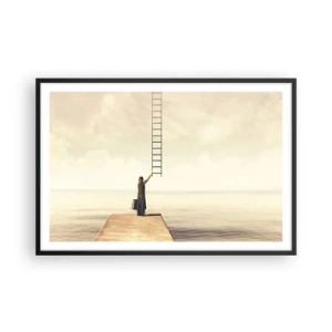 Póster en marco negro - Un viaje mágico - 91x61 cm