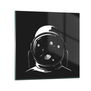 Cuadro sobre vidrio - Impresiones sobre Vidrio - Bonita vista - 40x40 cm