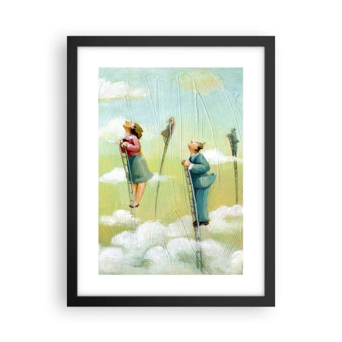 Póster en marco negro - Sigue tu sueño - 30x40 cm