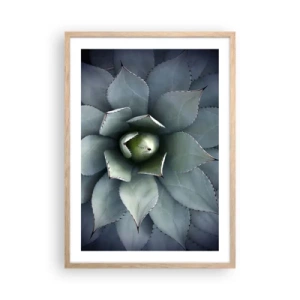 Póster en marco roble claro - Perfección natural - 50x70 cm