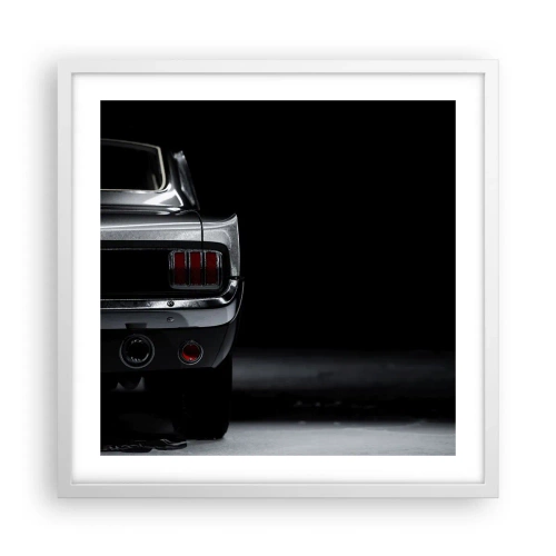 Póster en marco blanco - El encanto de los clásicos - 50x50 cm