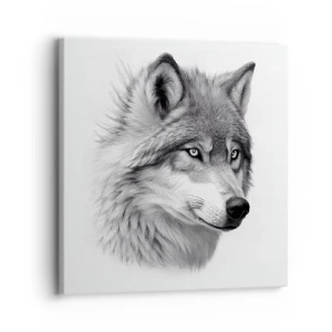 Cuadro sobre lienzo - Impresión de Imagen - Alfa - sin duda - 30x30 cm