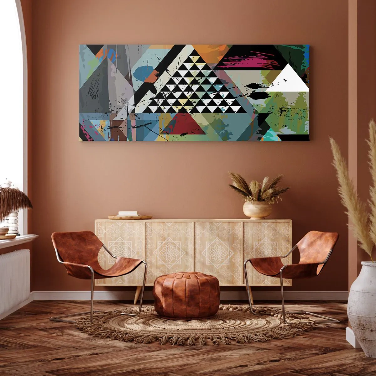 Cuadro sobre lienzo - Impresión de Imagen - Qué sencillo es - 90x30 cm