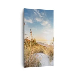 Cuadro sobre lienzo - Impresión de Imagen - Playa del norte - 45x80 cm