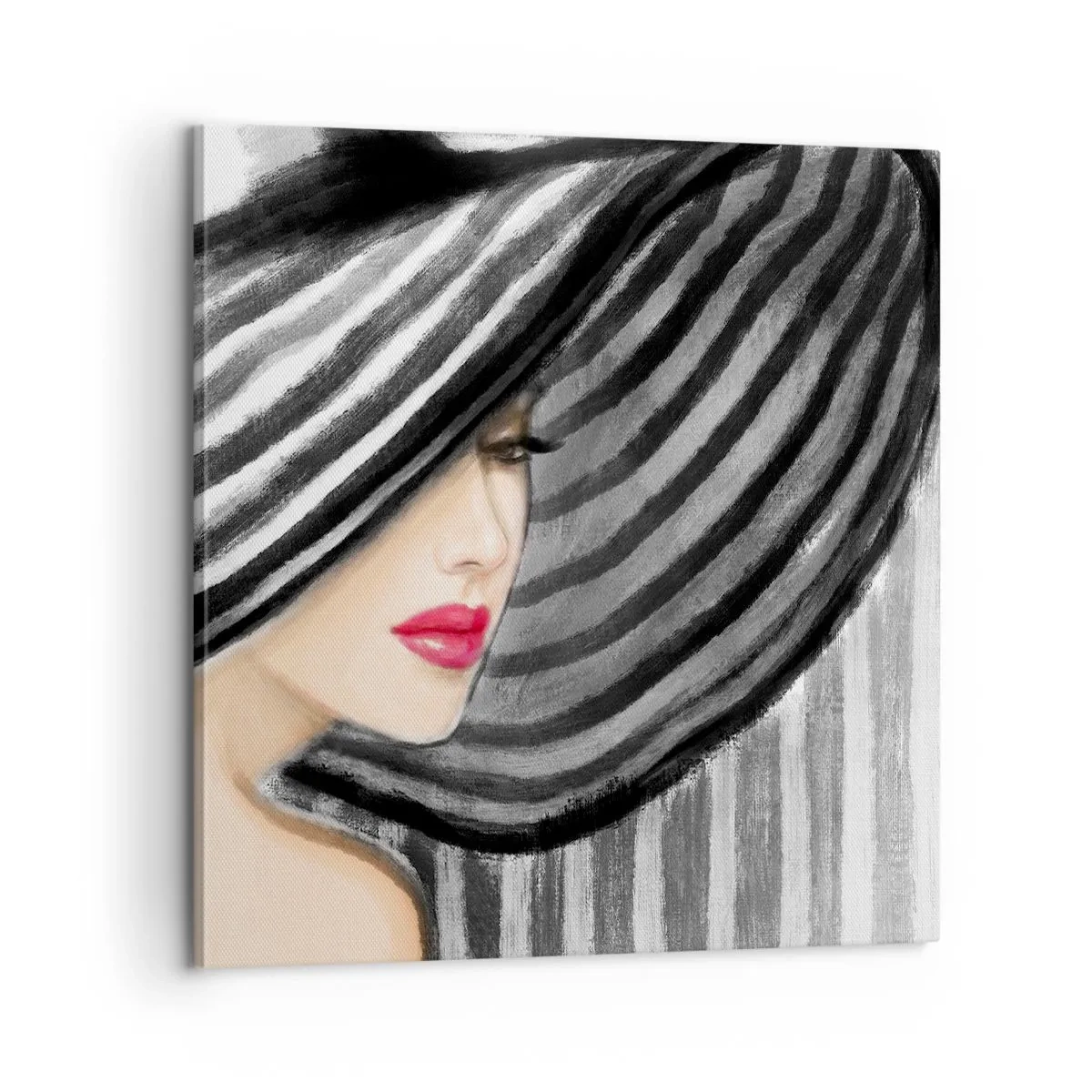 Cuadro sobre lienzo - Impresión de Imagen - ¿Dónde puedo encontrarte? - 60x60 cm