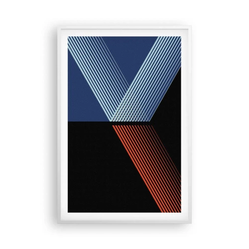 Póster en marco blanco - La rectitud - 61x91 cm