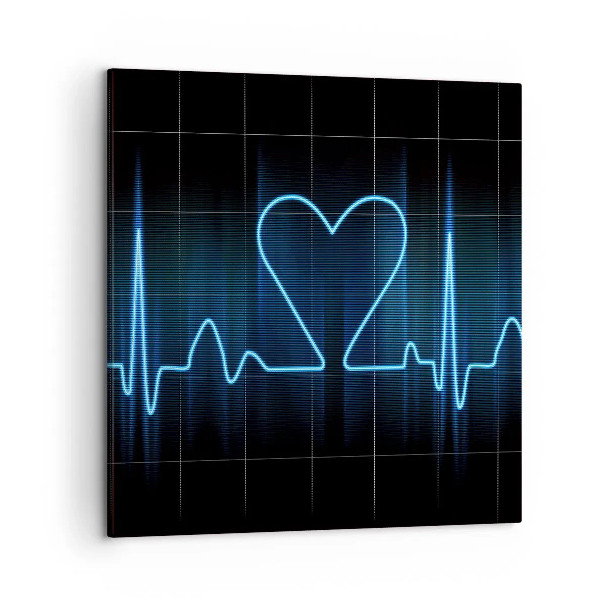 Cuadro sobre lienzo - Impresión de Imagen - El ritmo del corazón - 50x50 cm
