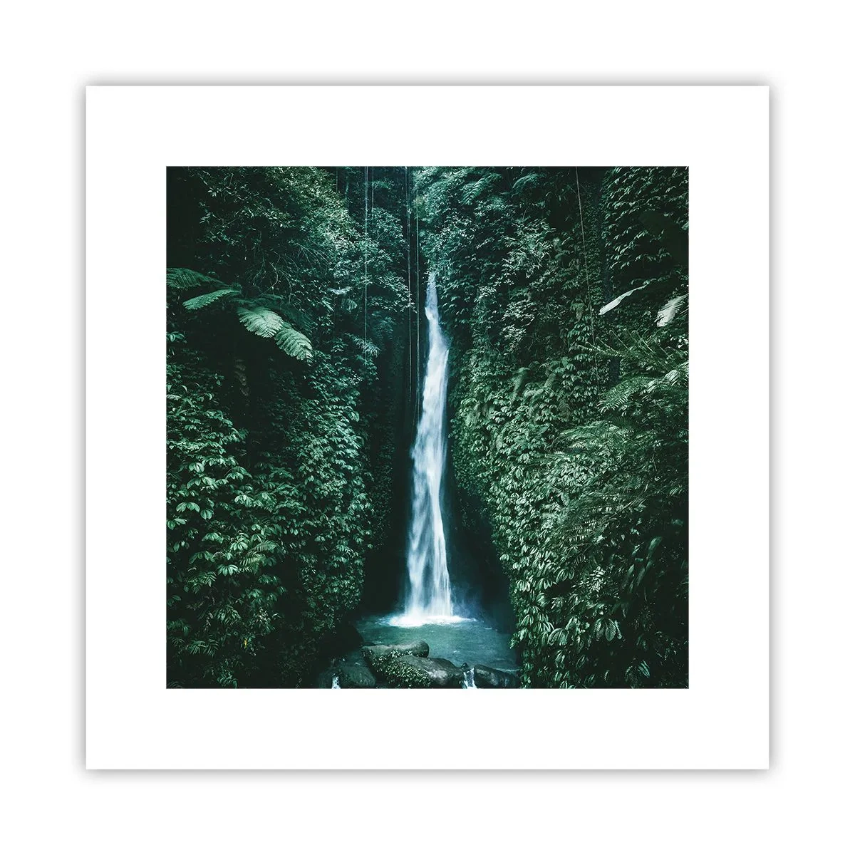 Póster - Balneario tropical - 30x30 cm