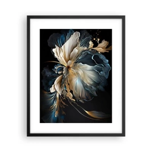 Póster en marco negro - Flor de helecho de cuento - 40x50 cm