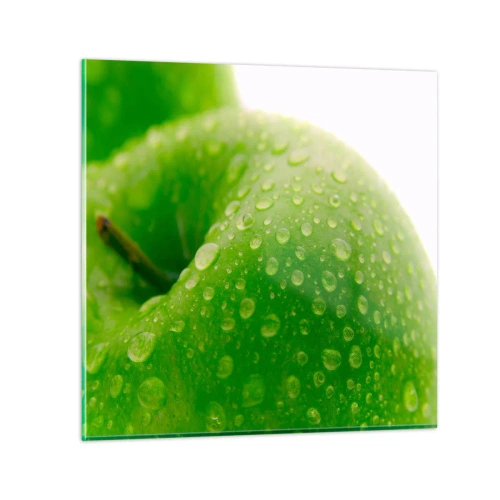 Cuadro sobre vidrio - Impresiones sobre Vidrio - Frescor verde - 30x30 cm