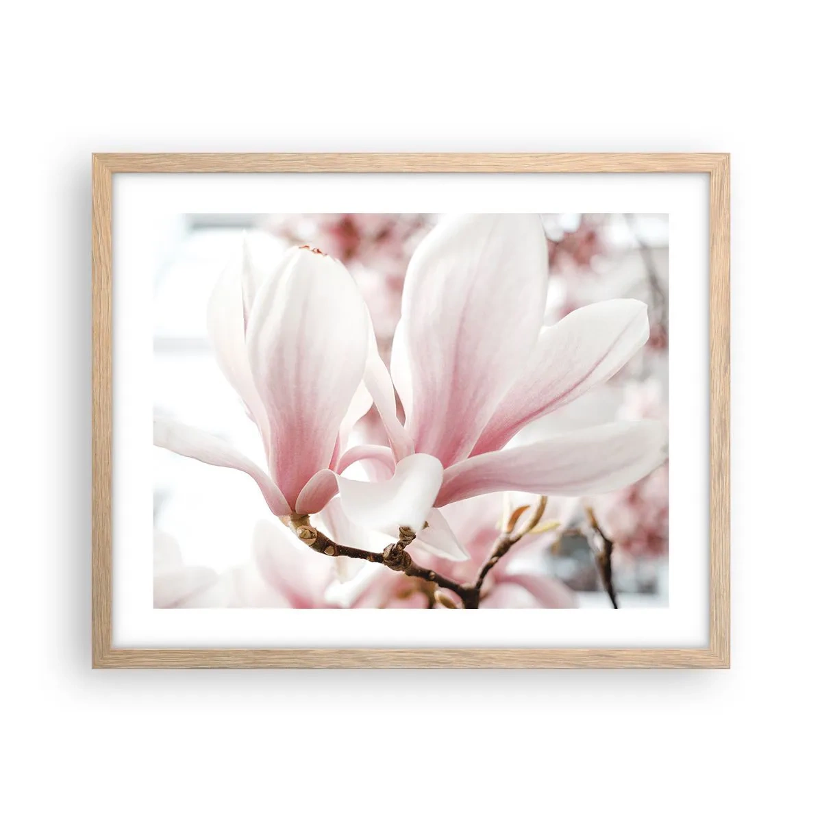 Póster en marco roble claro - Inmensidad de la ternura - 50x40 cm