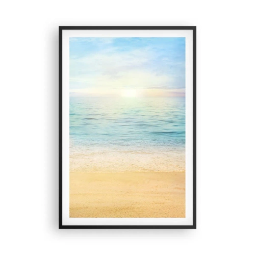 Póster en marco negro - Gran cielo azul - 61x91 cm