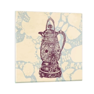 Cuadro sobre vidrio - Impresiones sobre Vidrio - La belleza de lo cotidiano - 30x30 cm