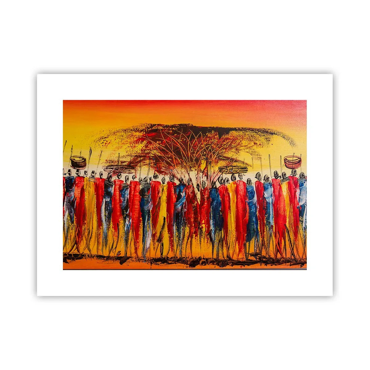 Póster - Allí, allí, allí van - 40x30 cm