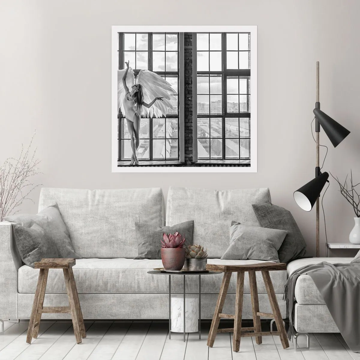 Póster - ¿Ciudad de los ángeles? - 60x60 cm